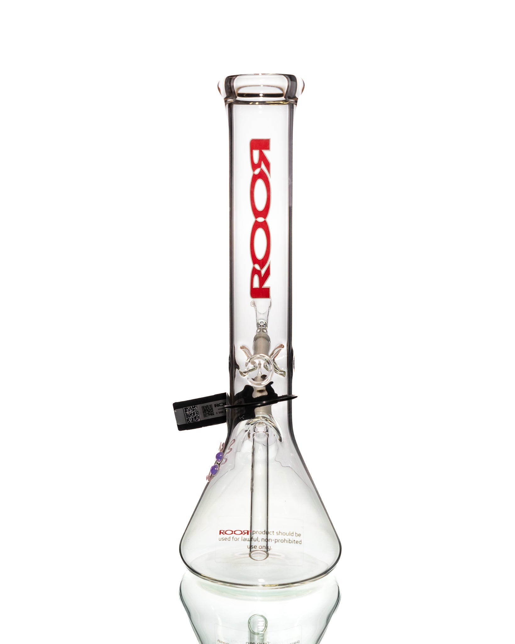 ROOR - 14" Classic Beaker - Red & White